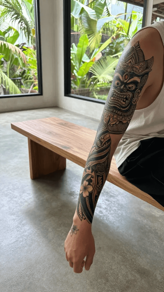 Traditional Barong Mask Design