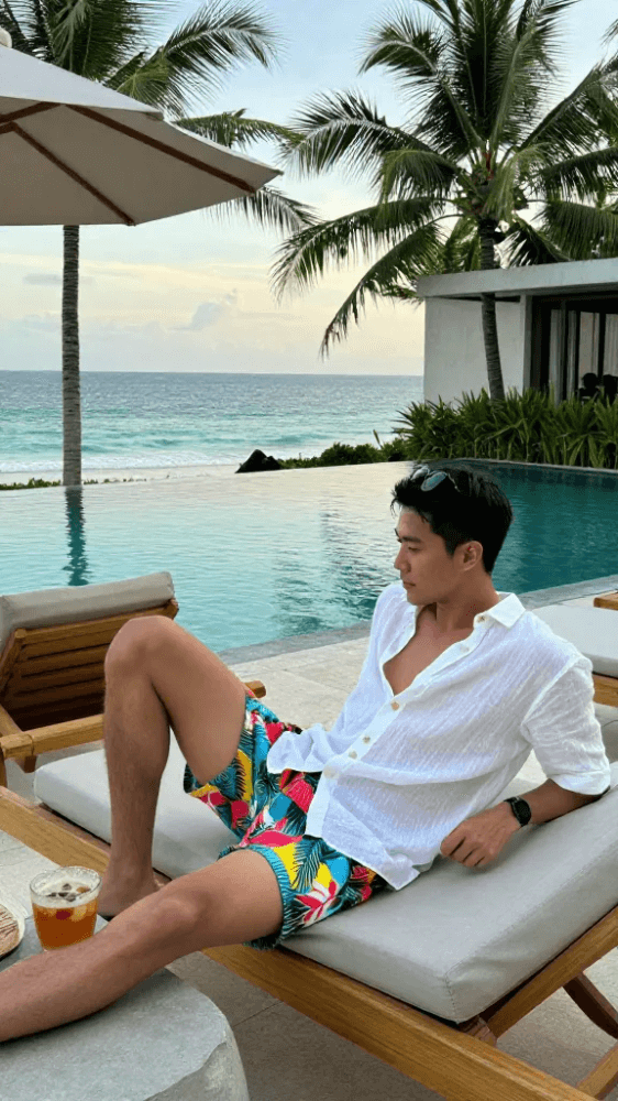 Printed Rayon Shorts for Beach Clubs