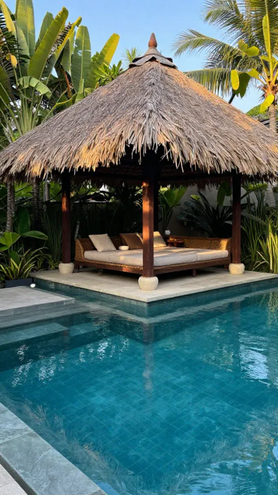 Traditional Thatched Roof Gazebos