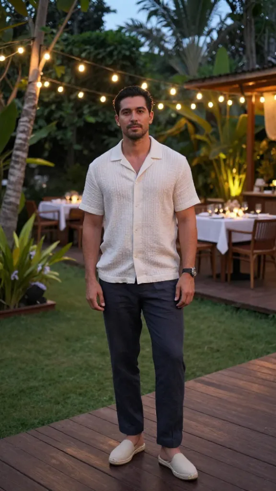 Canvas Espadrilles for Dinner Outfits