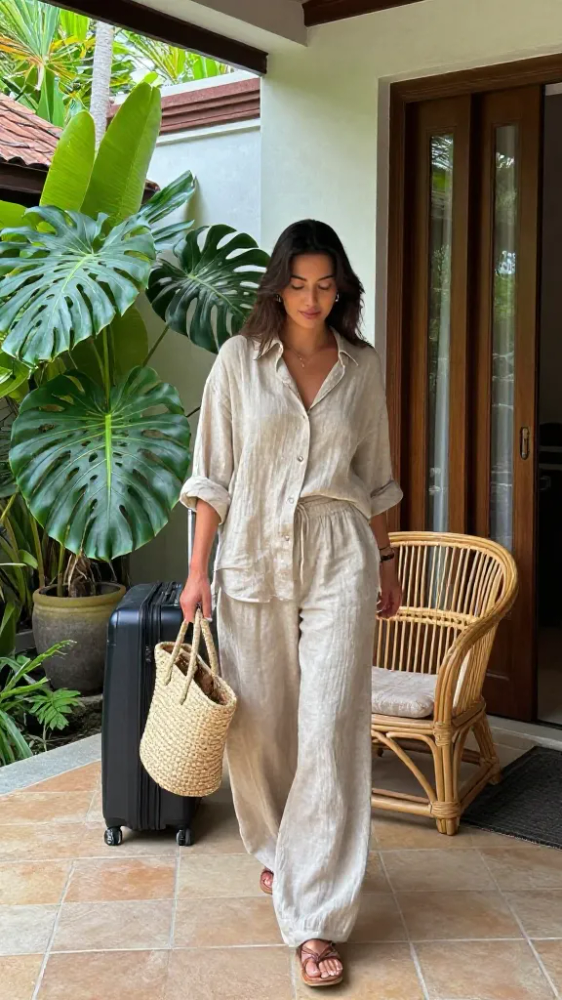 Lightweight Linen Sets for Travel Days