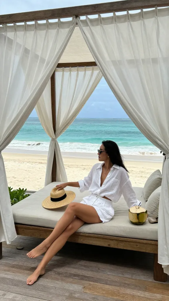 Lightweight Linen Sets for Beach Days