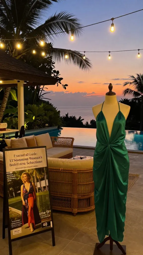 Vibrant Silk Slip for Bali Nights