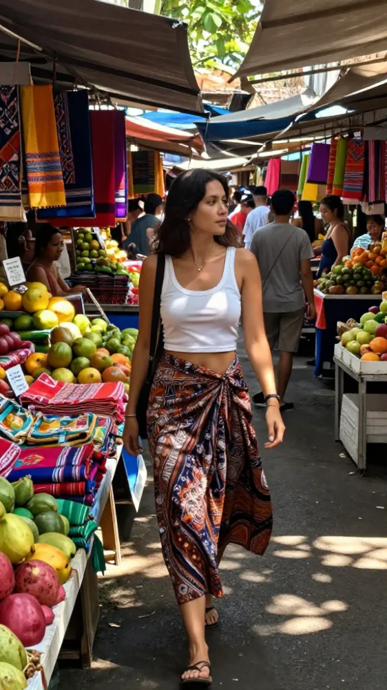 Bohemian Wrap Skirts for Local Markets