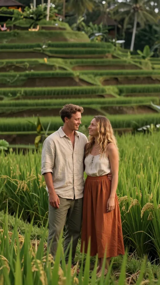 Neutral Earth Tones for Rice Terrace Photos