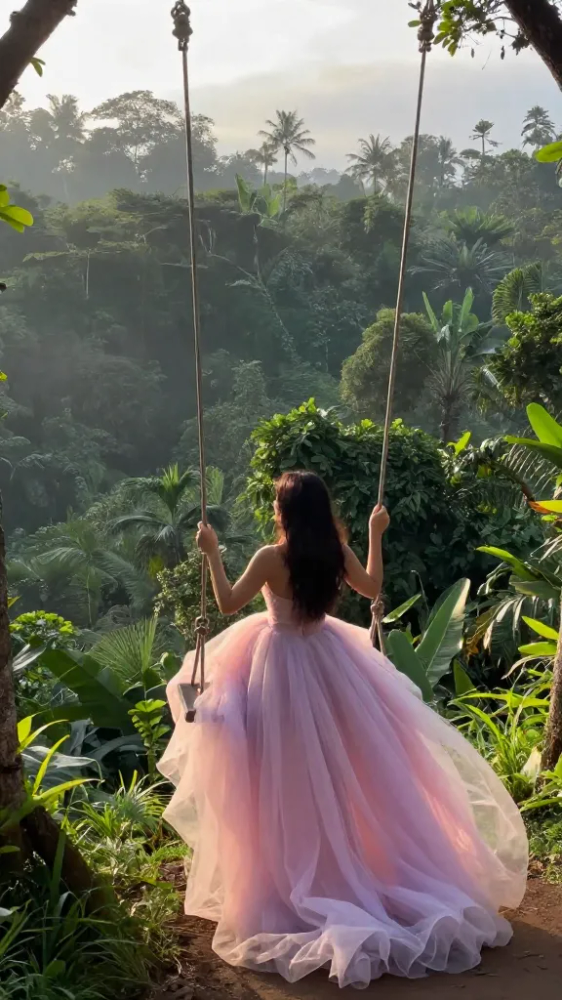 Pastel Tulle Princess Gown