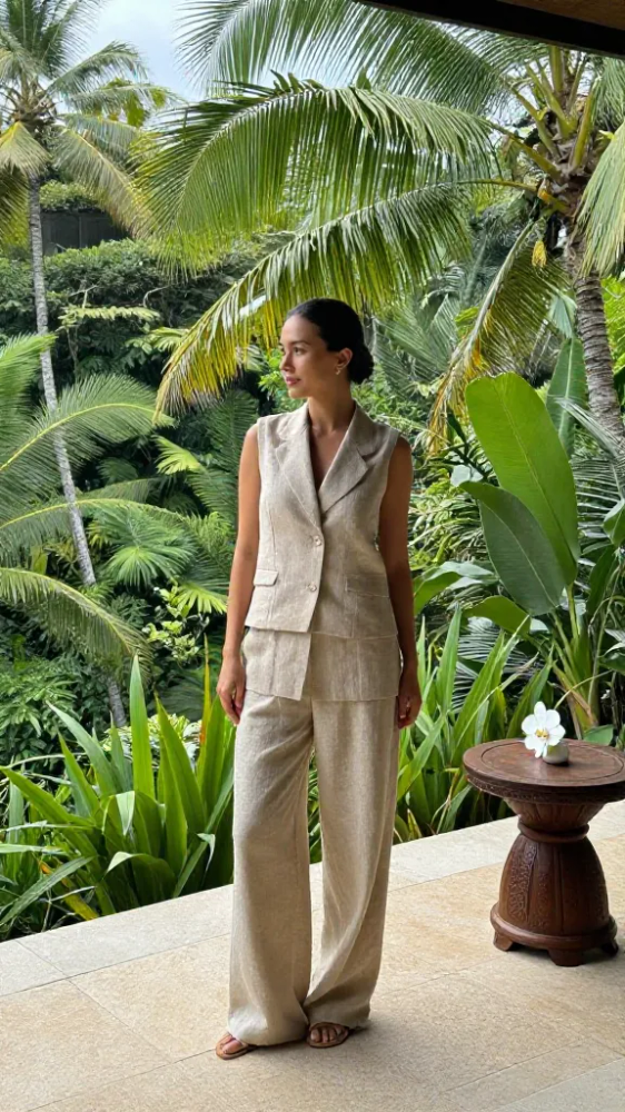 Neutral Toned Co ords for Aesthetic Photos