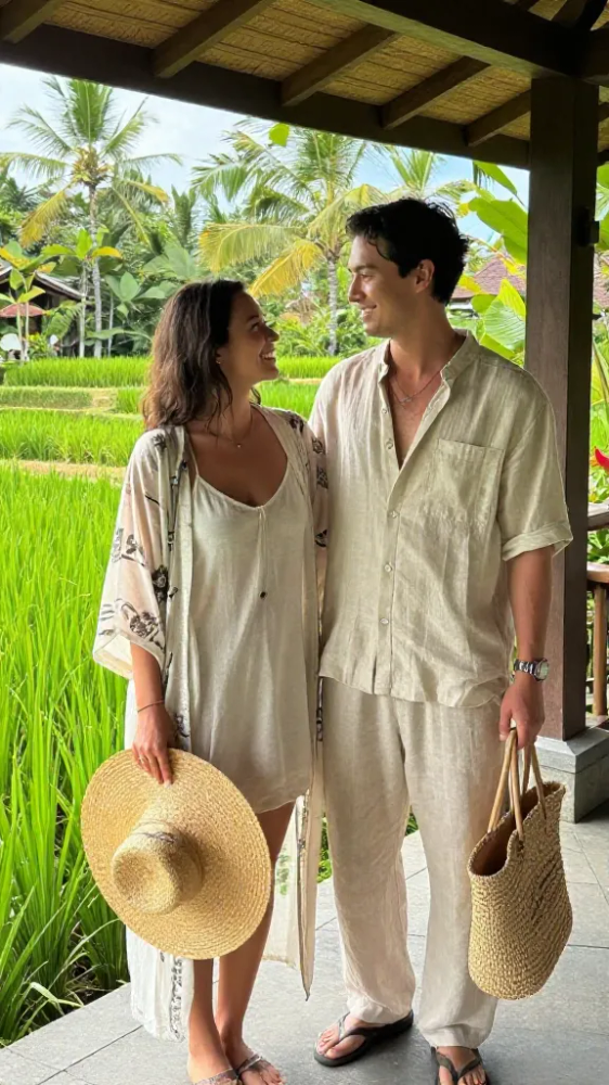 Lightweight Kimonos and Straw Accessories