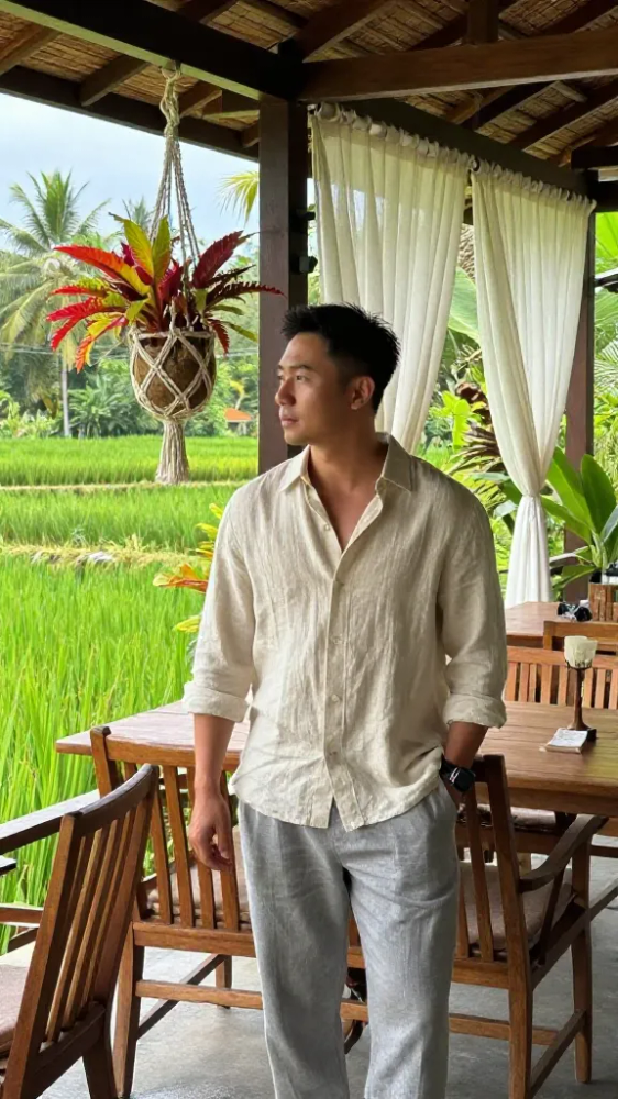 Linen Button-Down Shirts for Tropical Heat