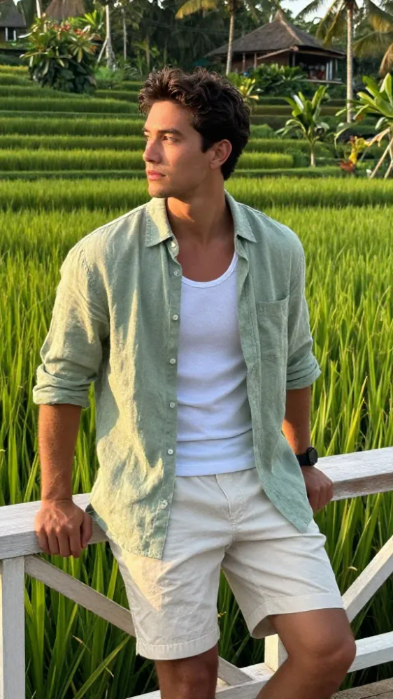 Breathable Linen Button Down Shirts