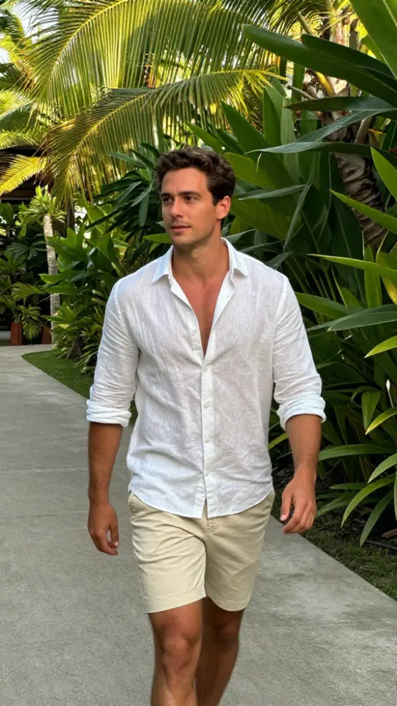 Lightweight Cotton Chino Shorts