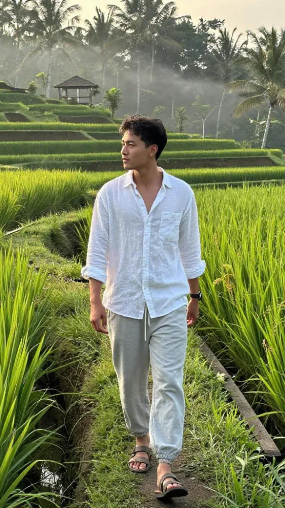 Cotton Drawstring Joggers for Casual Walks