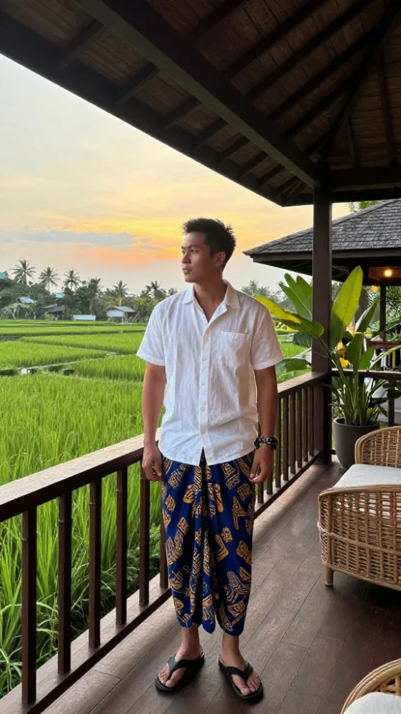 Traditional Batik Print Bottoms