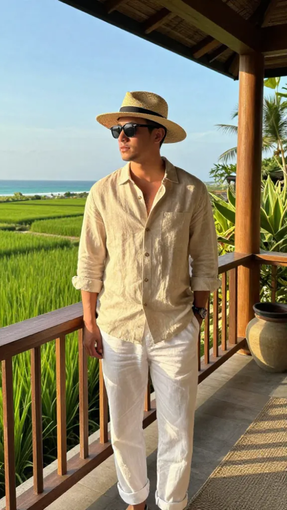 Polarized Sunglasses and Straw Trilby Hats