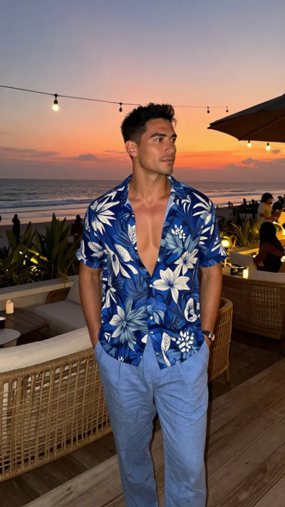 Floral Print Party Shirts