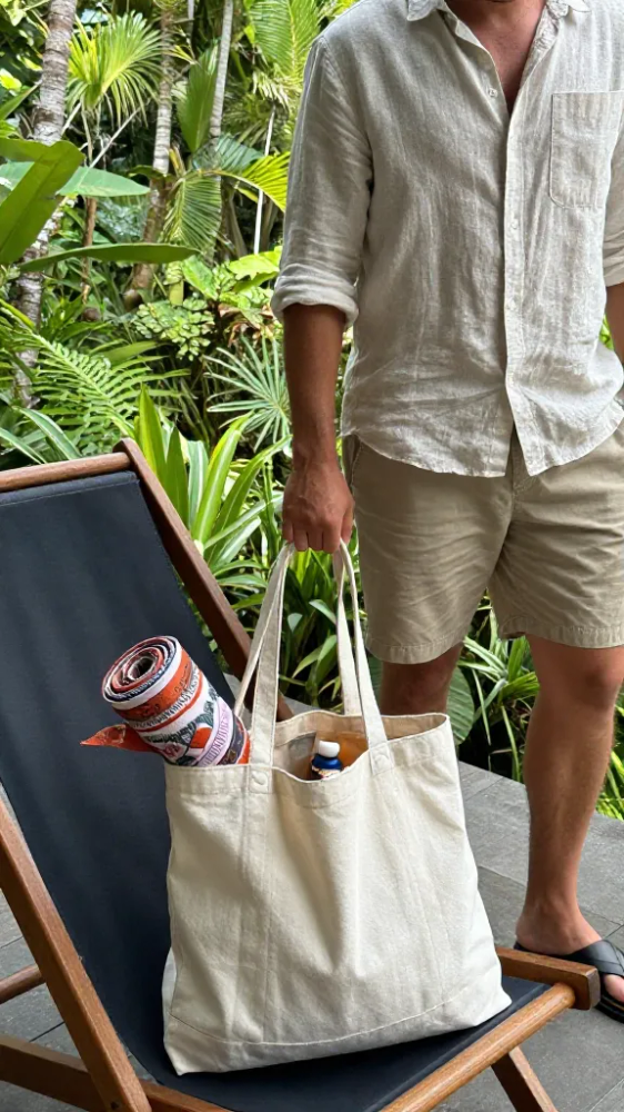 Canvas Tote Bags for Beach Essentials