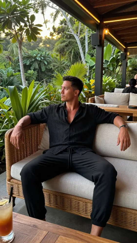 Drawstring Joggers for Tropical Travel