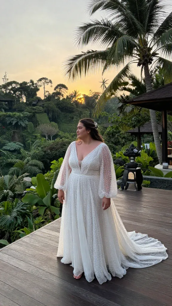 Breathable Wedding Dresses With Sleeves