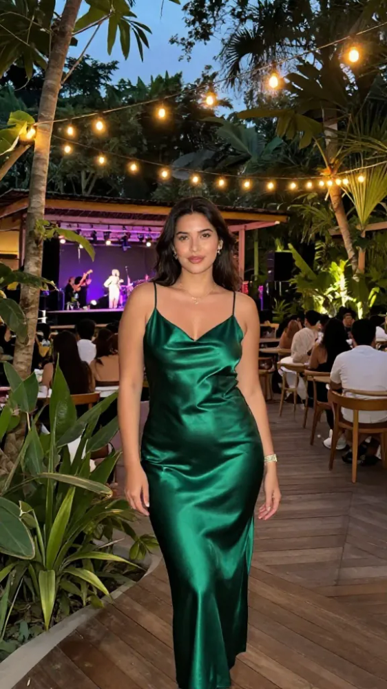 Satin Slip Dresses for R&B Vibes