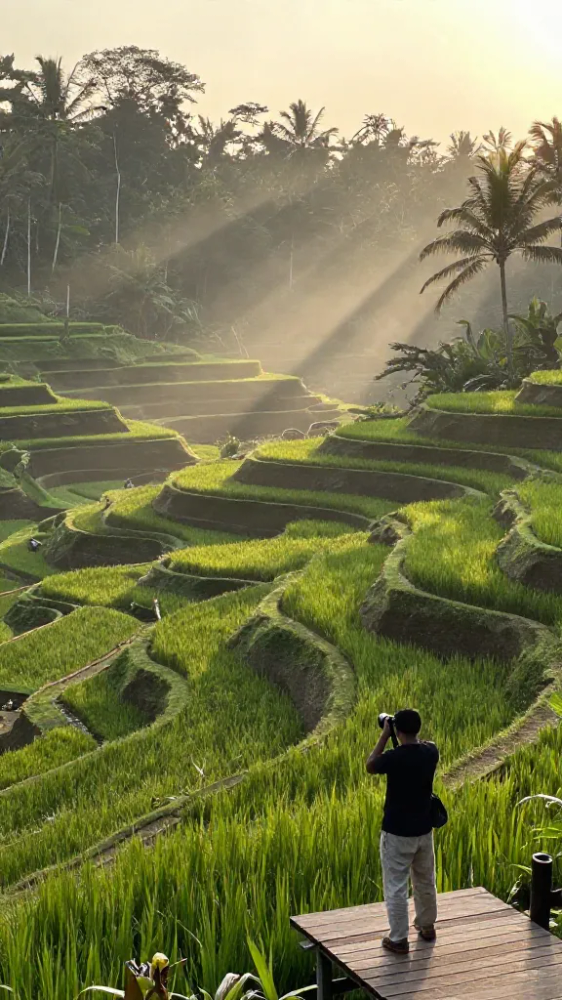 Morning Light at Tegalalang Rice Terrace