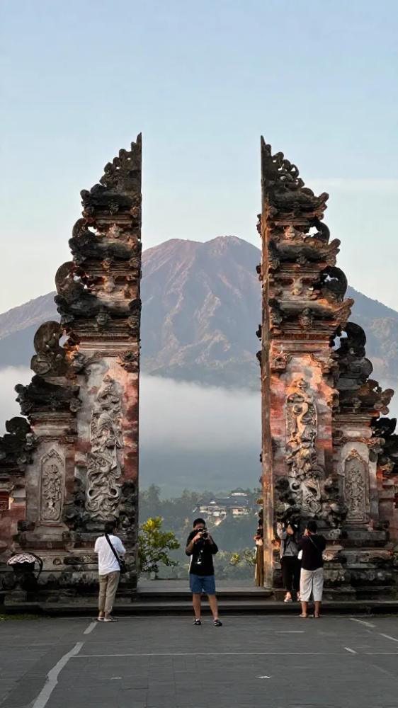 Symmetry at the Pura Lempuyang Temple