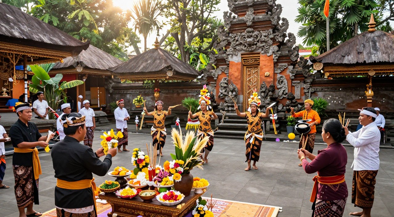 temple anniversary ceremony Odalan