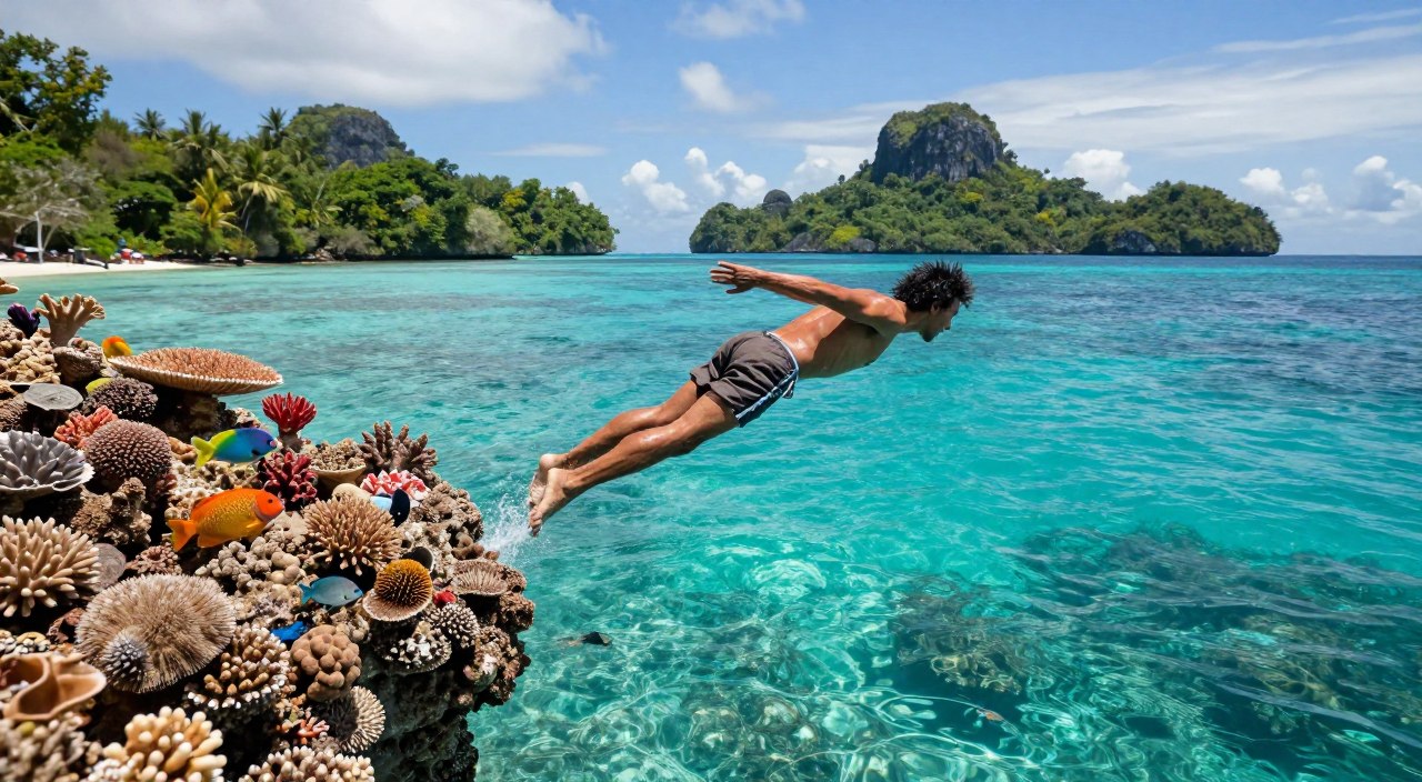 tarzan diving raja ampat