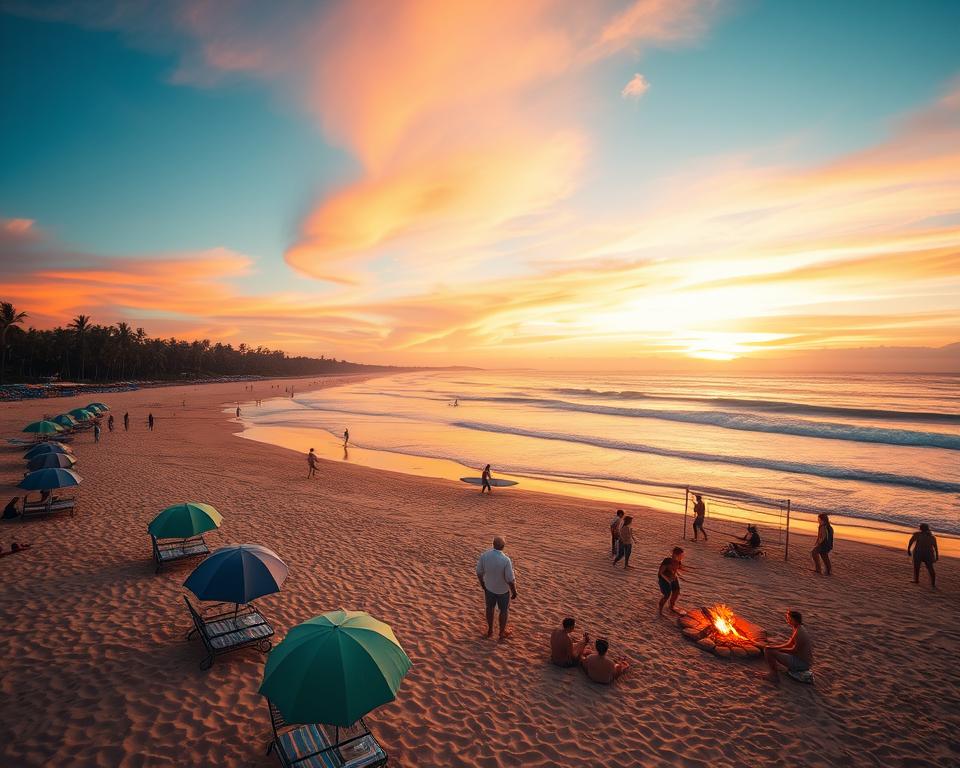 Activities on Kuta Beach