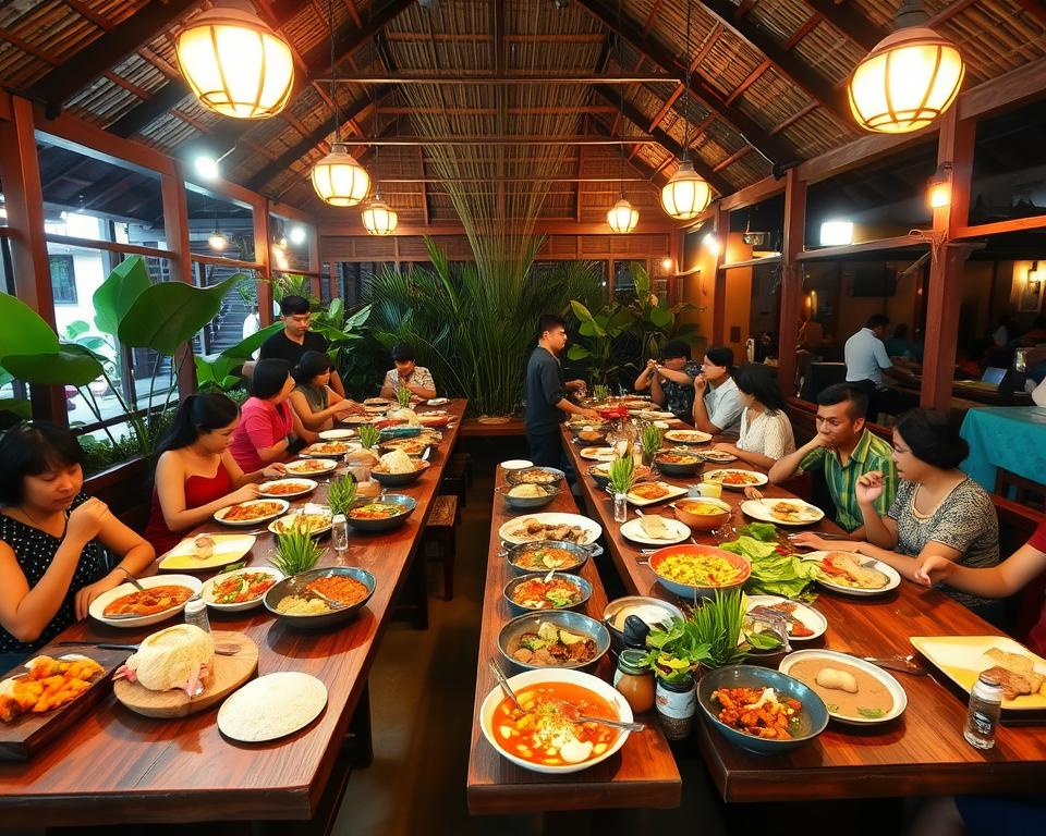 Are Indonesian restaurants in Kuta good for large groups?