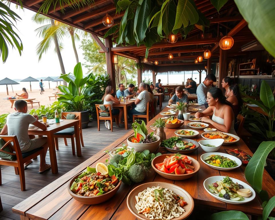 Are organic restaurants in Kuta suitable for people with dietary restrictions?