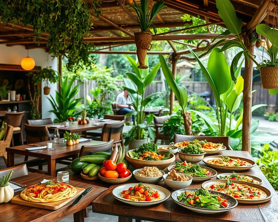 Are there Italian restaurants in Kuta that use organic ingredients?