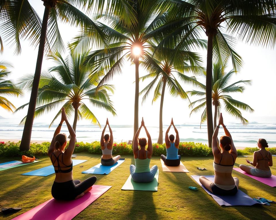 Are there any free yoga classes for beginners in Kuta?