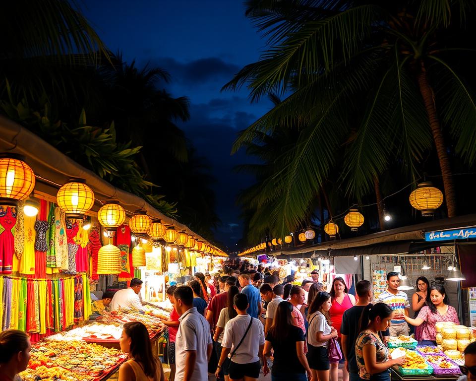 Are there any night markets in Kuta Bali?