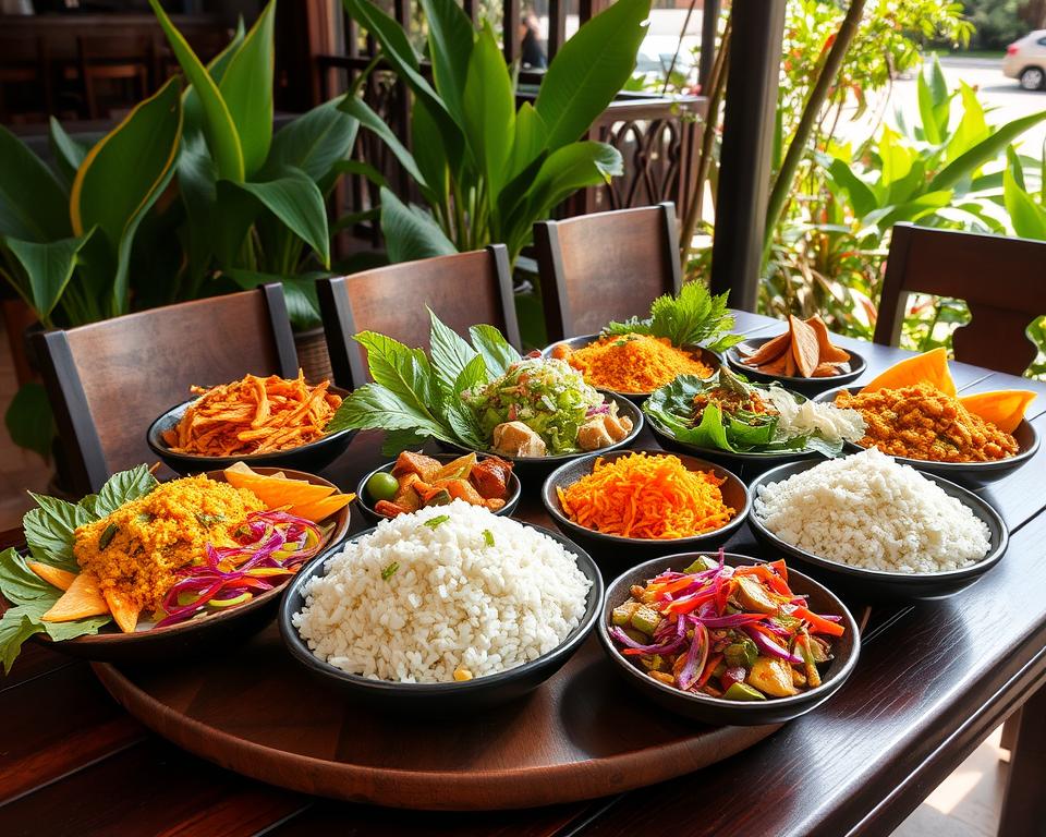 Are there any vegetarian-friendly Indonesian restaurants in Kuta?