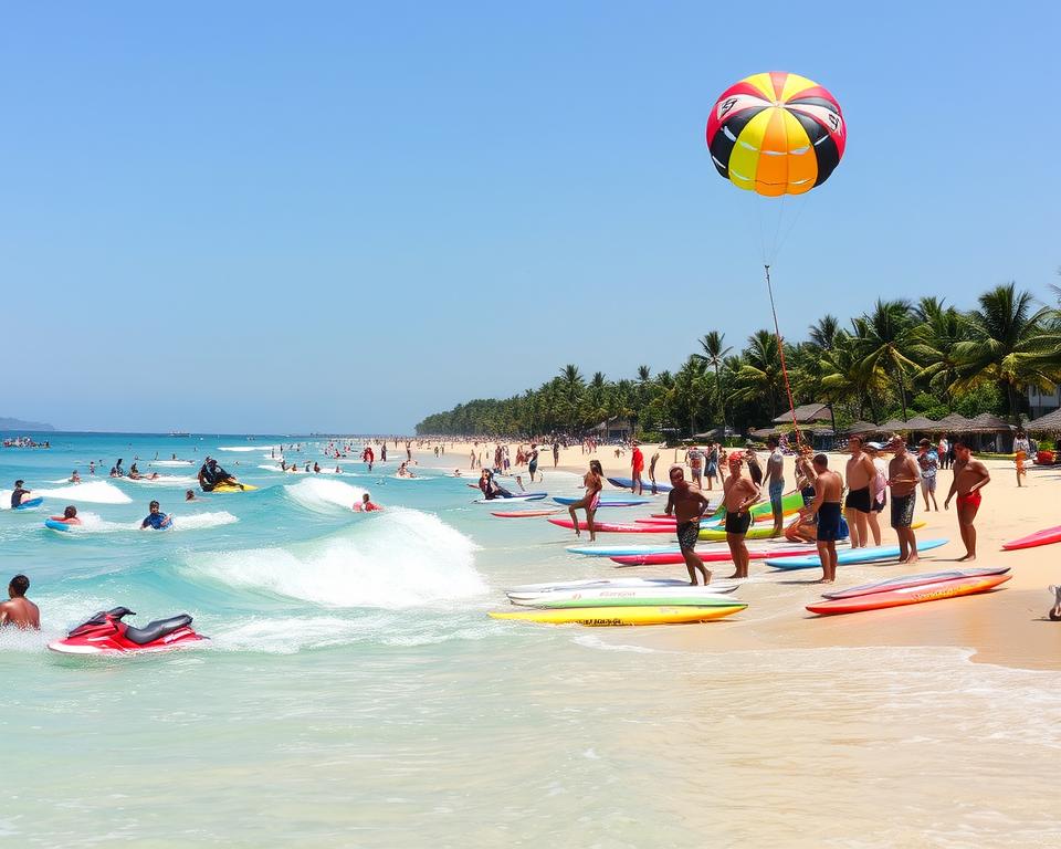 Are there group discounts for water sports in Kuta?