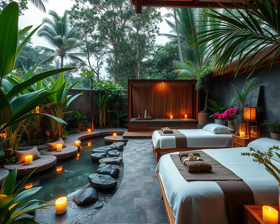 Are there special spa offers during the low season in Kuta?