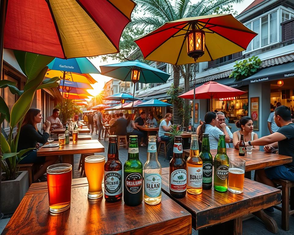 Bars with Local Balinese Craft Beer on Jalan Legian