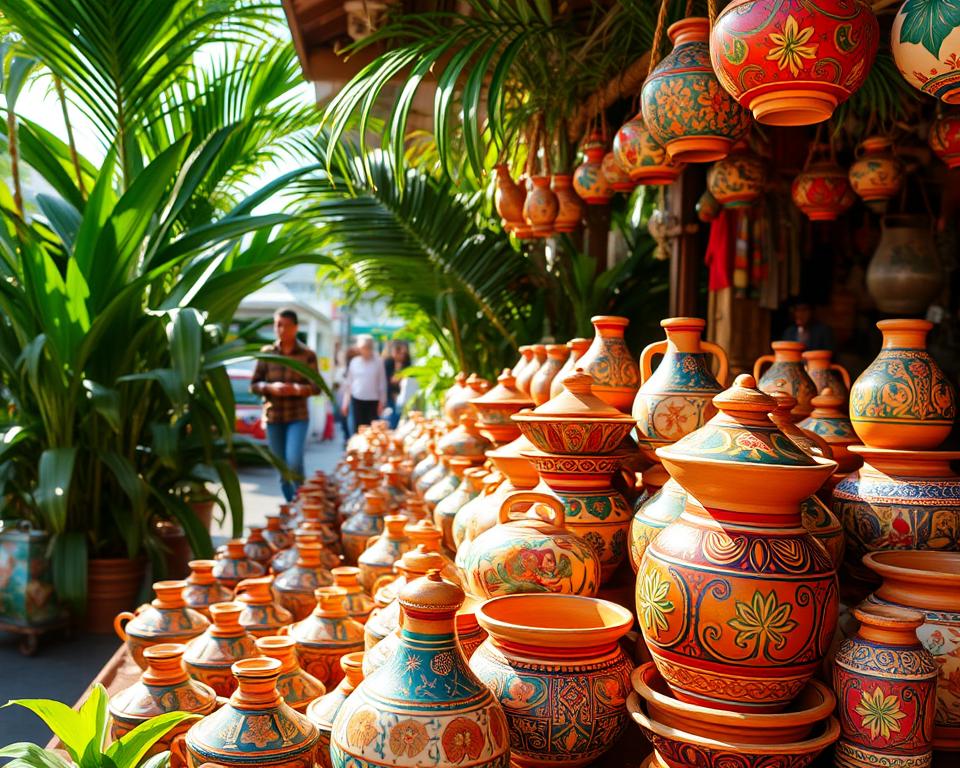 Ceramics and Pottery in Kuta Markets