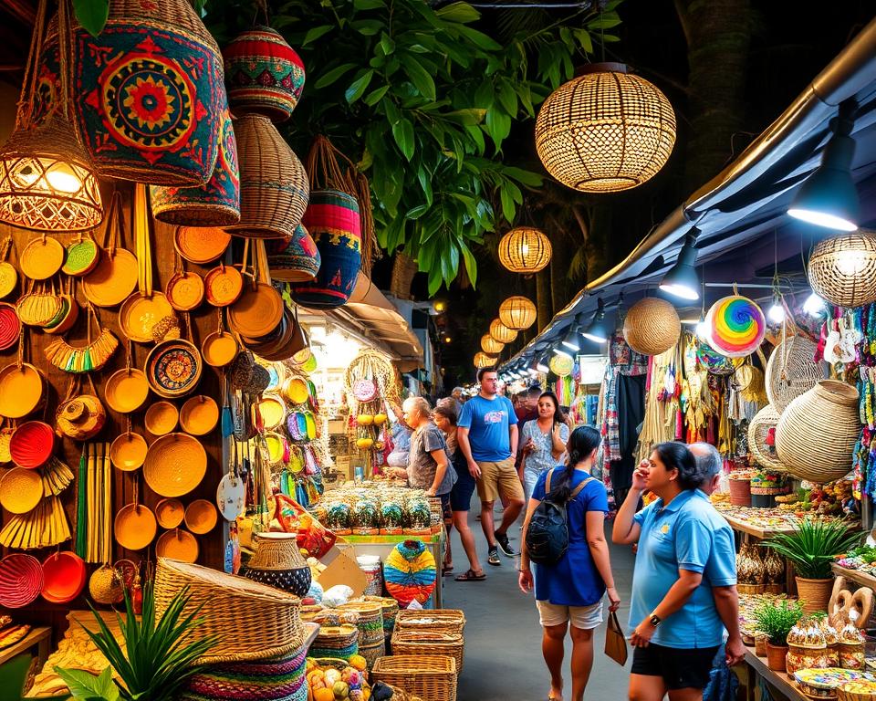 Crafts and Handmade Goods at Kuta Night Markets