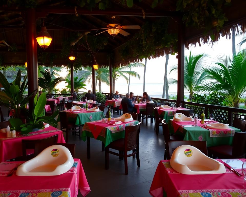 Do Kuta Bali restaurants offer baby seats?