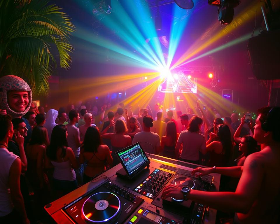 Do any clubs in Kuta have live DJ performances?