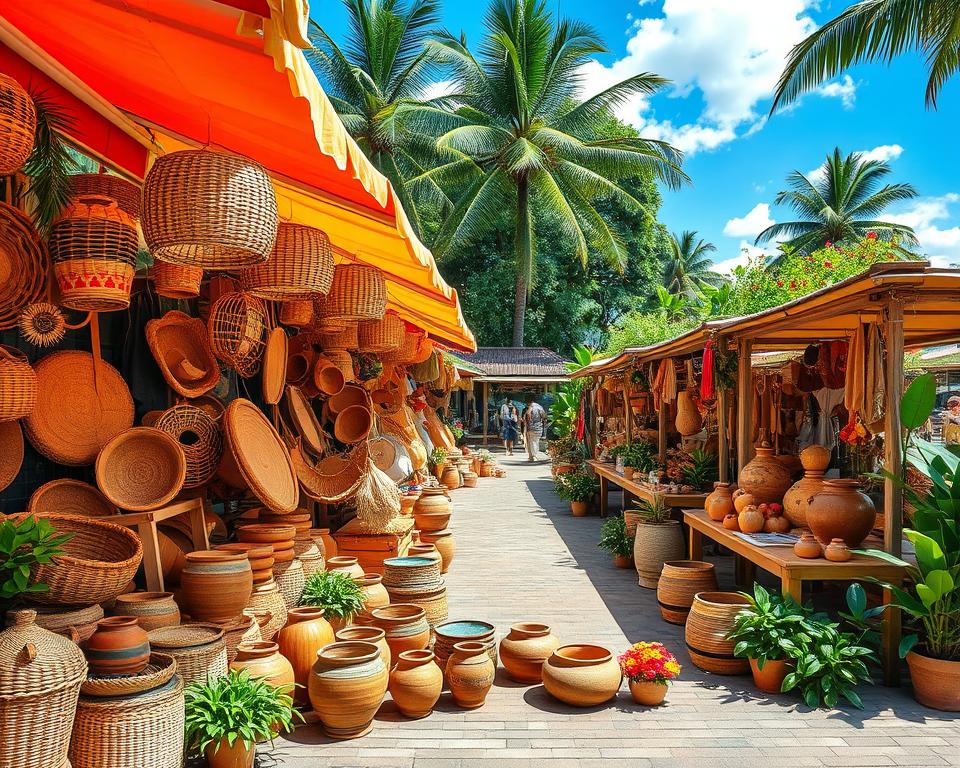 Eco-Friendly Handicrafts at Kuta Markets