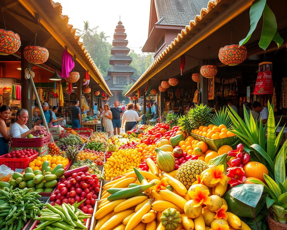 Fresh Produce and Food Markets in Kuta