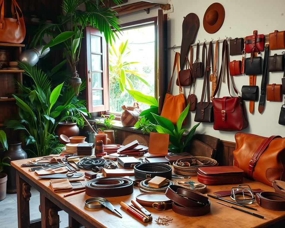 Handcrafted Leather Goods in Kuta