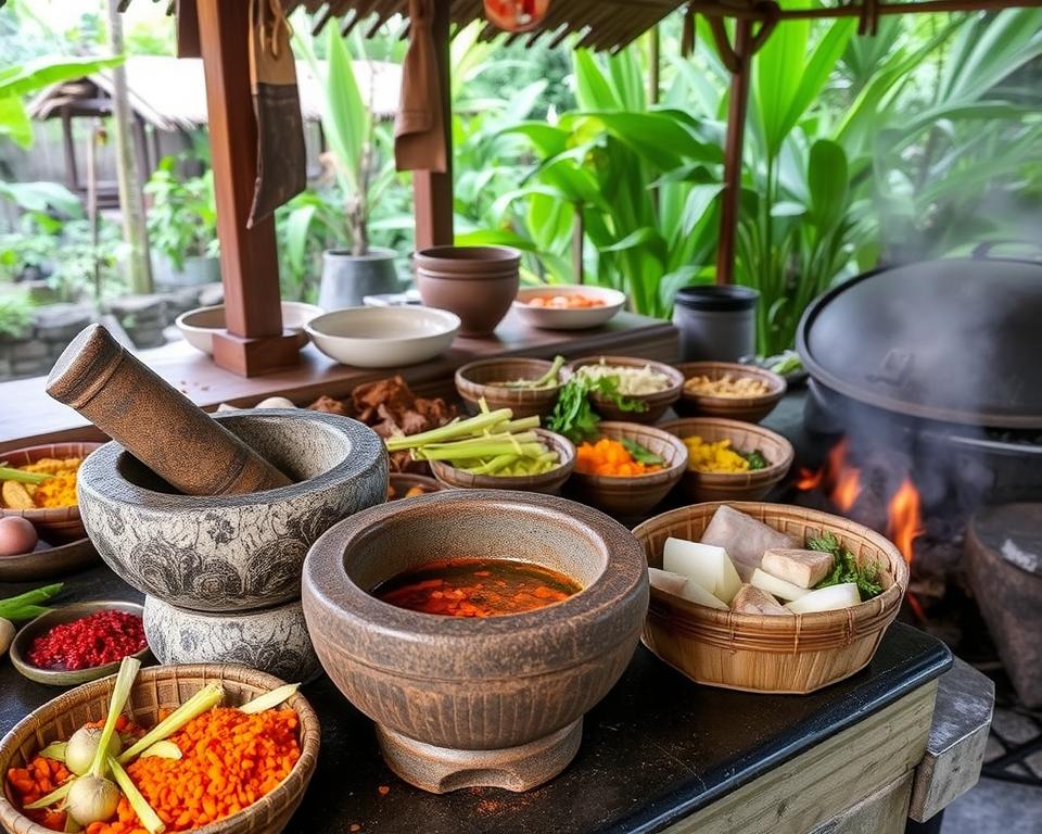 How do Balinese dishes differ from other Indonesian cuisine?