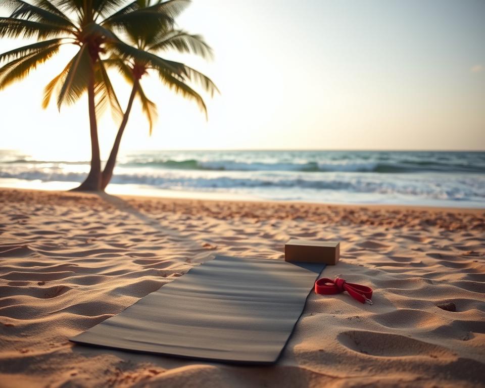 How early should beginners arrive at a yoga class in Kuta?