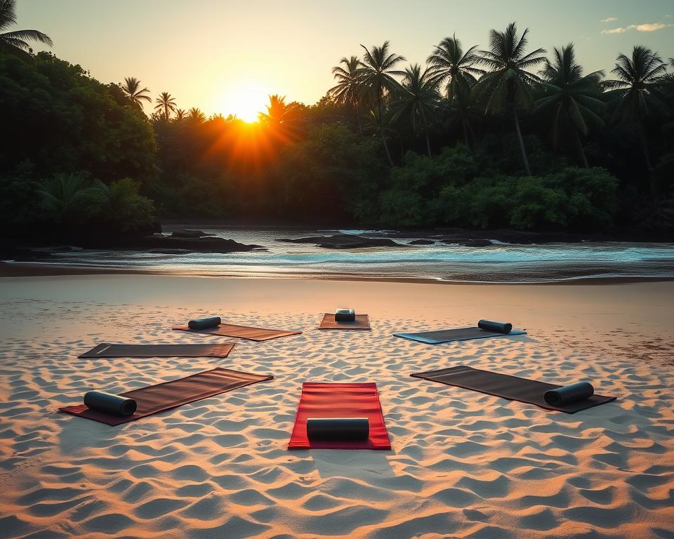 How long do yoga retreats in Kuta usually last?