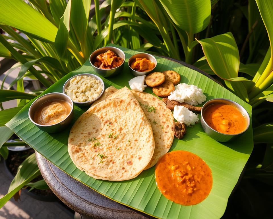 How spicy is the South Indian cuisine in Kuta?