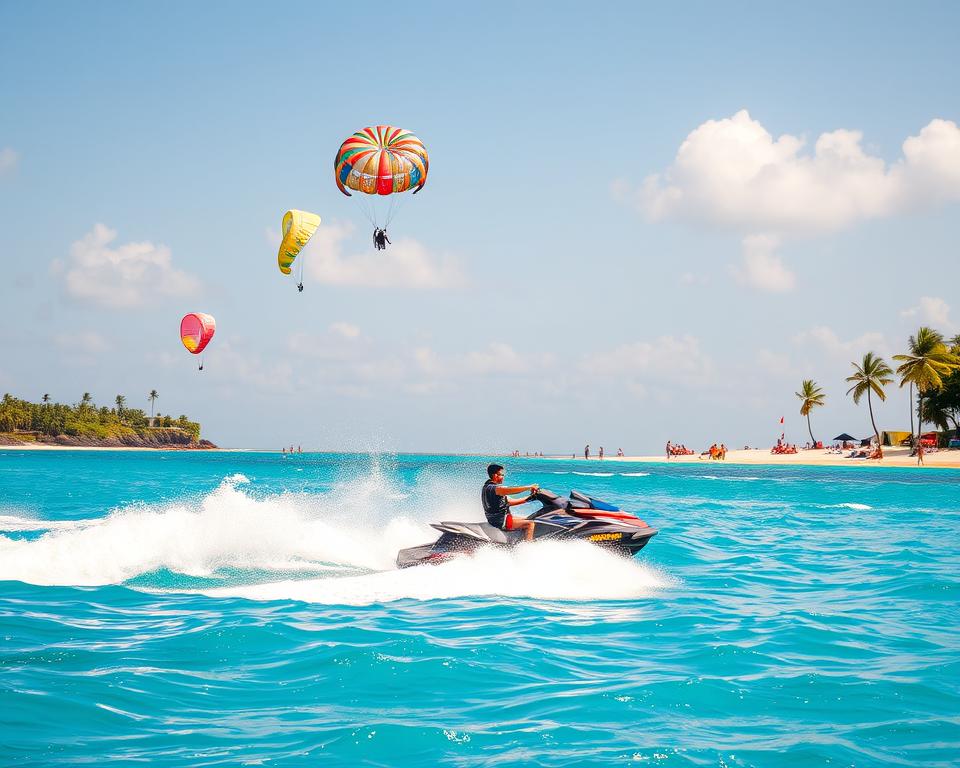 Jet Ski vs Parasailing in Kuta