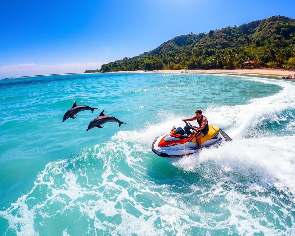 Jet Skiing with Dolphins in Kuta